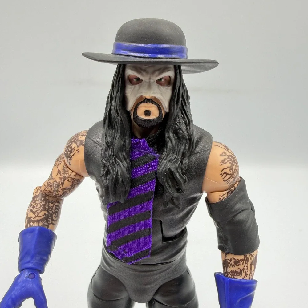 WWE Mattel Elite Legends Series Undertaker Action Figure Purple Black 2013 X9675